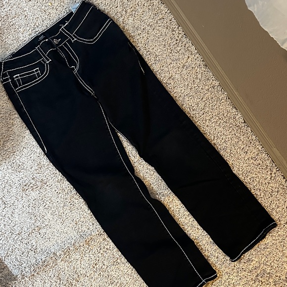 True Religion Women's Boot Cut Black Jeans - Picture 4 of 4